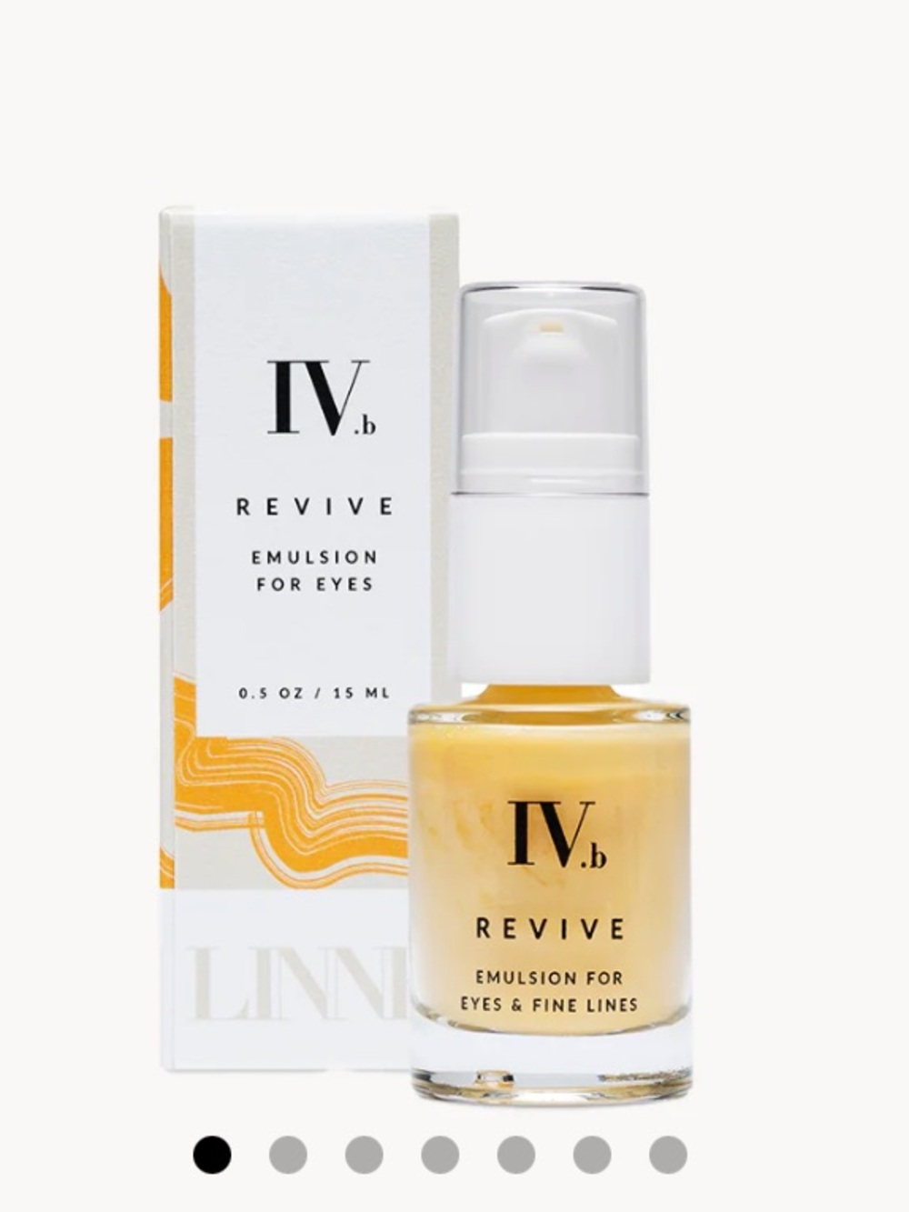 New in box LINNÉ Revive emulsion for eye $86